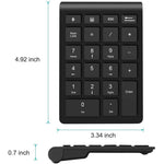 BT304 Mini tastiera wireless per laptop a 22 tasti, specifiche:, Bluetooth (Black), Bluetooth (Gray), Bluetooth (Gold), Bluetooth (Silver Black), 2.4G (Black), 2.4G (Gray), 2.4G (Gold), 2.4G (Silver Black)