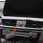 Adesivo superiore per pannello autoradio BMW X1 F48/X2 F39 con guida a destra, Right-Hand Drive