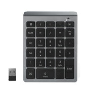 BT302 Mini tastiera wireless per laptop a 28 tasti, specifiche:, Bluetooth (Black), Bluetooth (Gray), 2.4G (Black), 2.4G (Gray)