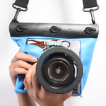Tteoobl Custodia per fotocamera subacquea da 20 m Custodia impermeabile per fotocamera, M, L