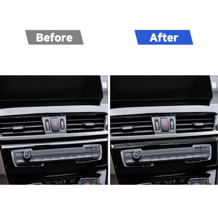 Adesivo superiore per pannello autoradio BMW X1 F48/X2 F39 con guida a sinistra, Left-Hand Drive