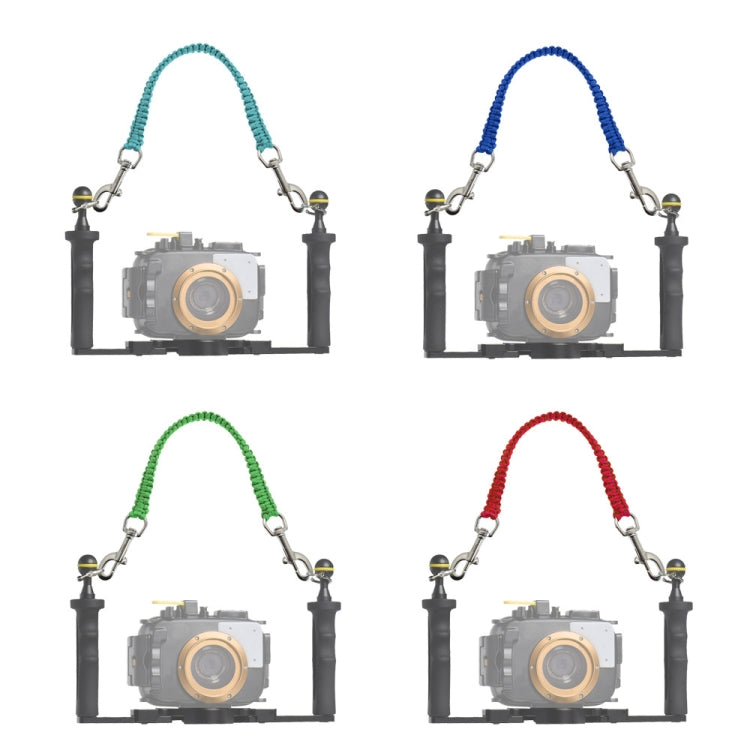 KEEP DIVING RP-D01 Vassoio per videocamera subacquea Maniglia Cinghia per cordino, Royal Blue, Red, Green, Pink, Black, Yellow, Orange