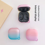 Cover per cuffie sfumata per Samsung Buds Pro/Buds Live/Buds 2, Yellow Pink, Pink Blue, Blue Purple, Royal Blue, Black Red, Yellow Green, Blue Black, Pink