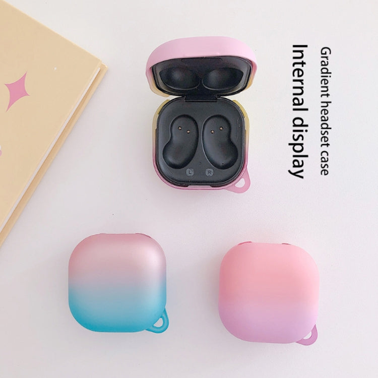 Cover per cuffie sfumata per Samsung Buds Pro/Buds Live/Buds 2, Yellow Pink, Pink Blue, Blue Purple, Royal Blue, Black Red, Yellow Green, Blue Black, Pink