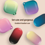 Cover per cuffie sfumata per Samsung Buds Pro/Buds Live/Buds 2, Yellow Pink, Pink Blue, Blue Purple, Royal Blue, Black Red, Yellow Green, Blue Black, Pink