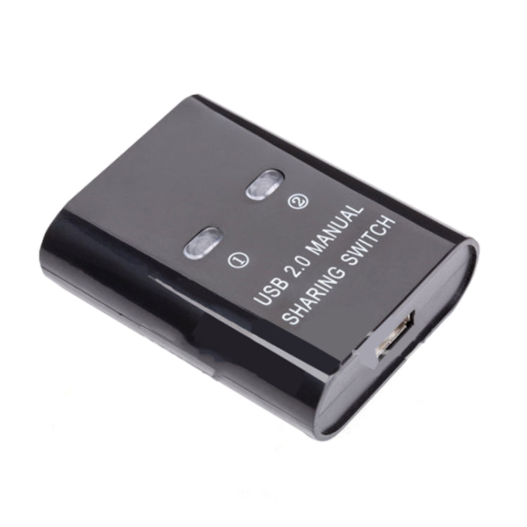 SW68 2 in 1 Switcher Condivisione di stampa automatica USB, Black, Silver