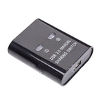 SW68 2 in 1 Switcher Condivisione di stampa automatica USB, Black, Silver