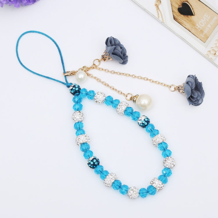 Bracciale in cristallo per cellulare con cordino