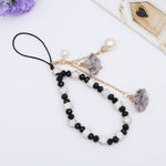 Bracciale in cristallo con cordino per cellulare