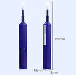 Strumento per la pulizia delle fibre della penna per la pulizia del viso dell'estremità della fibra di tipo a pressione, Fiber Cleaning Pen
