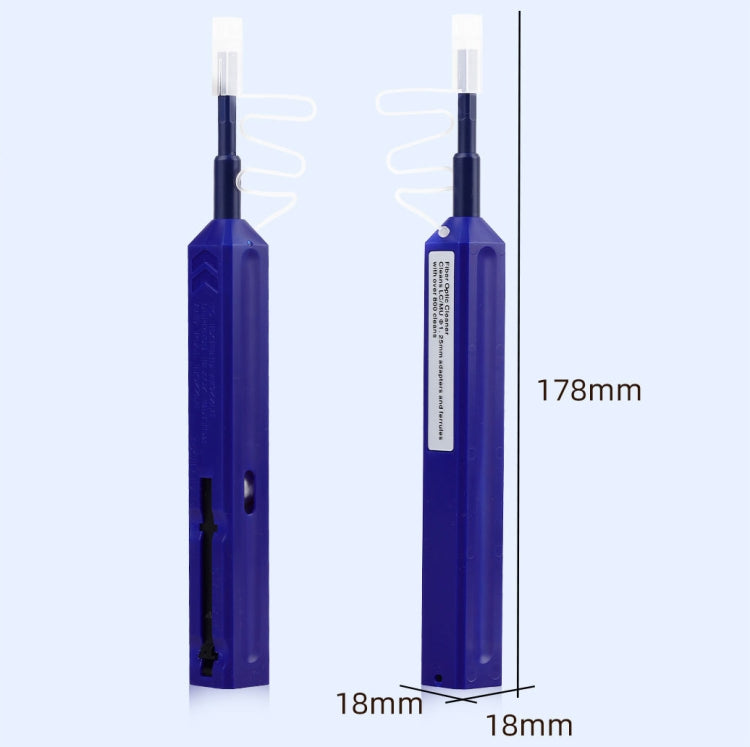 Strumento per la pulizia delle fibre della penna per la pulizia del viso dell'estremità della fibra di tipo a pressione, Fiber Cleaning Pen