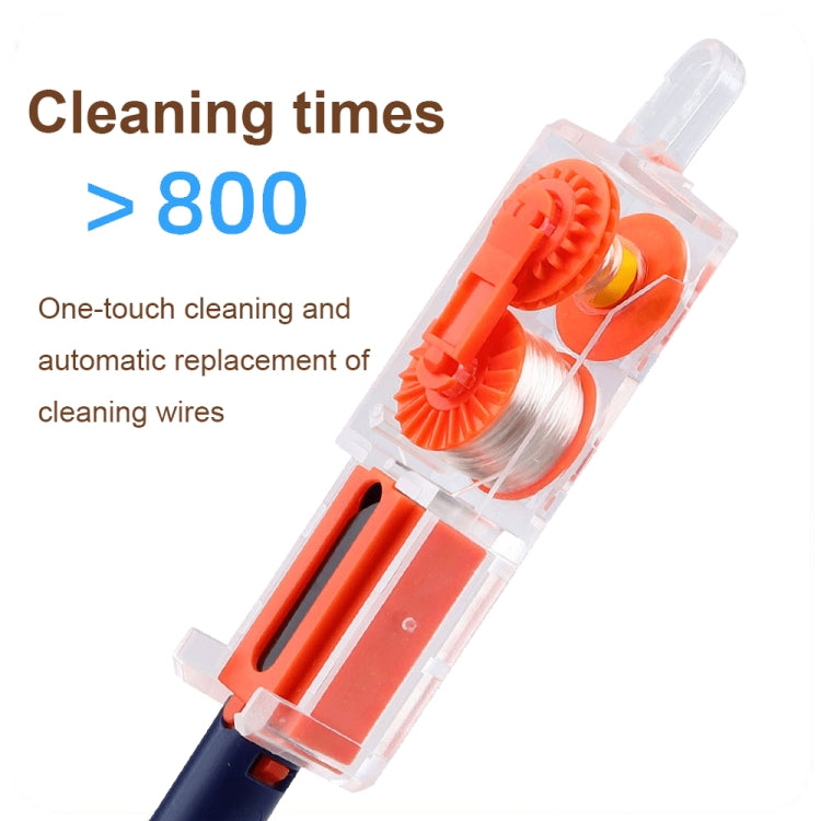 Strumento per la pulizia delle fibre della penna per la pulizia del viso dell'estremità della fibra di tipo a pressione, Fiber Cleaning Pen