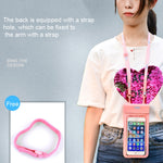 Tteoobl Borsa impermeabile per telefono cellulare subacqueo da 30 m, Large, Small
