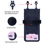 Tteoobl Borsa impermeabile per telefono cellulare subacqueo da 30 m, Large, Small
