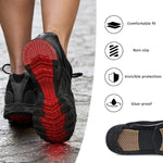 2 paia di toppe antiscivolo resistenti all'usura con suola in gomma ispessita, 37-38cm, 39-40cm, 41-42cm, 43-44cm