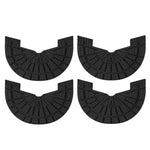 2 paia di toppe antiscivolo resistenti all'usura con suola in gomma ispessita, 37-38cm, 39-40cm, 41-42cm, 43-44cm