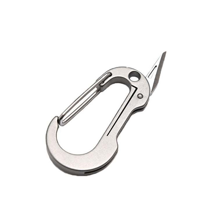 Coltello portachiavi mini in lega di titanio 8cm