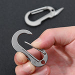 Portachiavi in lega di titanio Coltello piccolo Mini EDC Coltello da disimballaggio portatile, Titanium Alloy Keychain