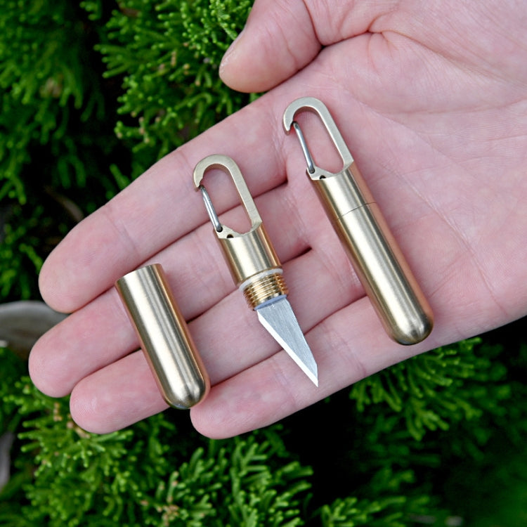 Portachiavi Ciondolo Coltello Piccolo Coltello Portatile da Taglio Artistico, Bronze, Aluminum Alloy Black, Aluminum Alloy Red