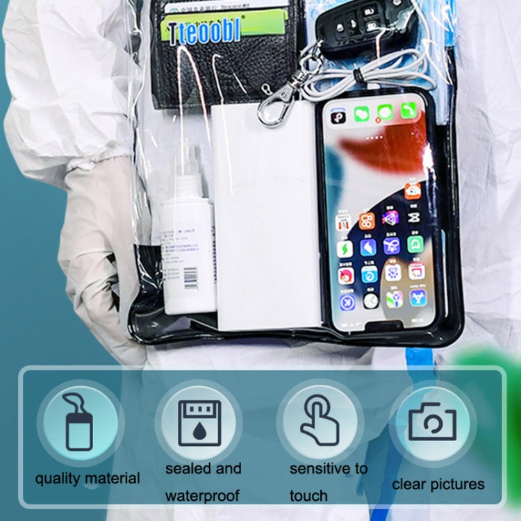 Tteoobl T-019A Borsa portaoggetti per articoli vari Borsa a tracolla impermeabile per telefono, One Code