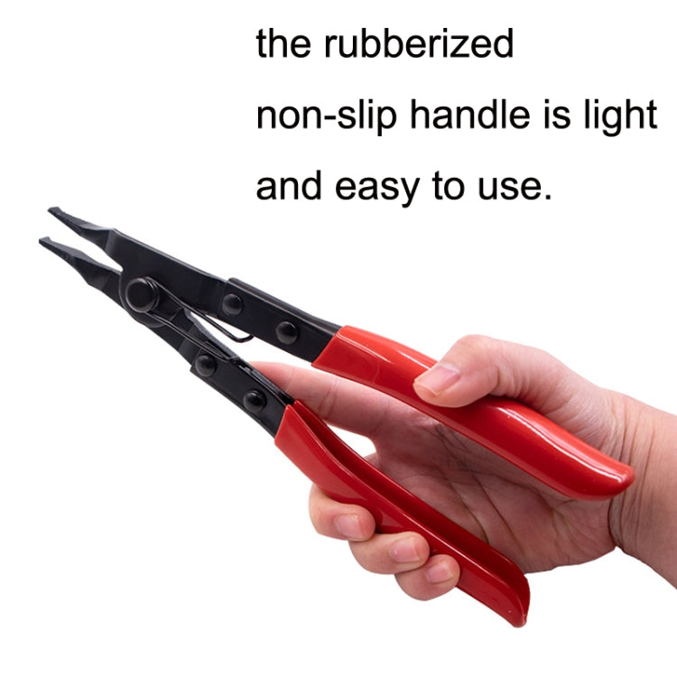 Pinza rinforzata per anelli elastici piatti Pinza per anelli elastici a bocca piatta, Snap Ring Pliers