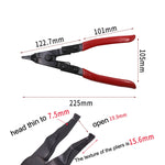 Pinza rinforzata per anelli elastici piatti Pinza per anelli elastici a bocca piatta, Snap Ring Pliers