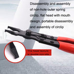 Pinza rinforzata per anelli elastici piatti Pinza per anelli elastici a bocca piatta, Snap Ring Pliers