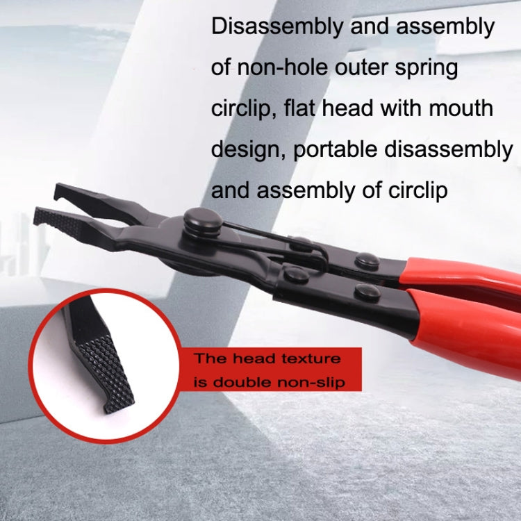 Pinza rinforzata per anelli elastici piatti Pinza per anelli elastici a bocca piatta, Snap Ring Pliers