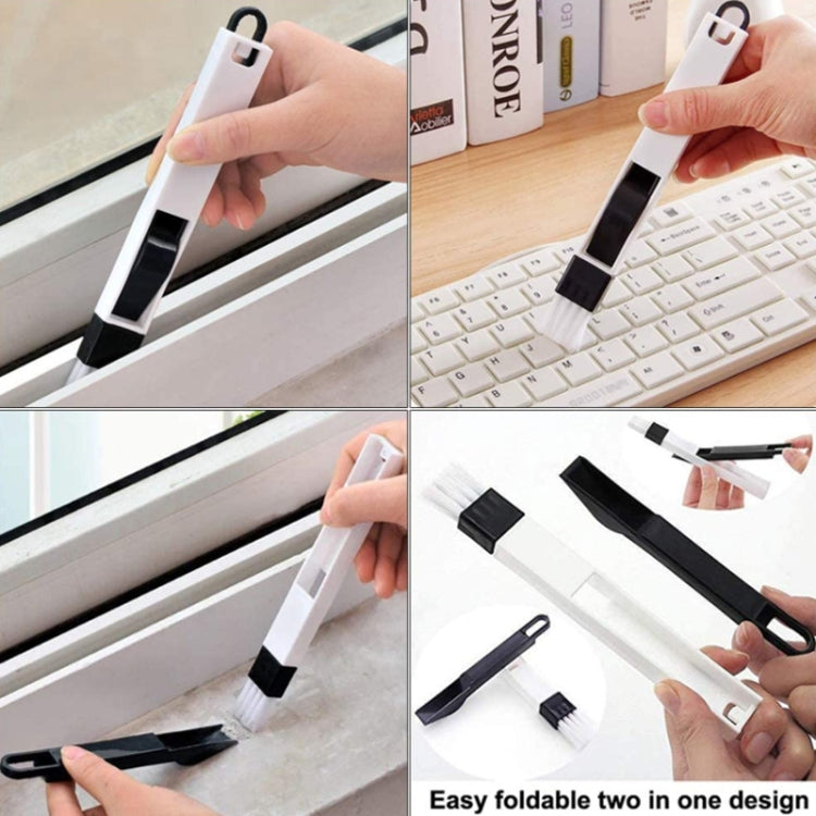 5PCS / Set Spazzola per la pulizia della scanalatura Spazzola multiuso per porte e finestre domestiche, Groove Cleaning Brush
