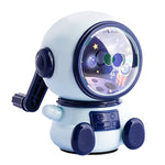 Temperamatite automatico a manovella del fumetto, stile:, Astronaut (Dark Blue), Astronaut (Light Blue), Astronaut (Pink), Little Rocket (Sky Blue), Little Rocket (Deep Sea Blue), Little Dinosaur (Dark Blue), Little Dinosaur (Lauret Green)
