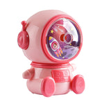 Temperamatite automatico a manovella del fumetto, stile:, Astronaut (Dark Blue), Astronaut (Light Blue), Astronaut (Pink), Little Rocket (Sky Blue), Little Rocket (Deep Sea Blue), Little Dinosaur (Dark Blue), Little Dinosaur (Lauret Green)