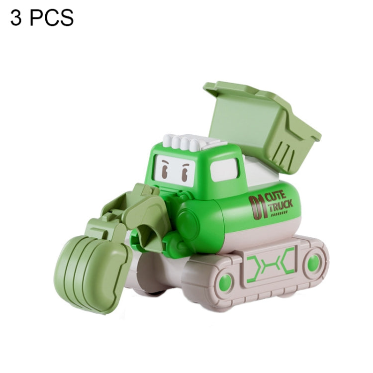 Set 3 Auto Giocattolo Inerziali per Bambini 16cm