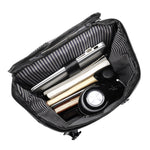 WEIXIER B1862 Zaino per computer da viaggio per uomo d'affari per il tempo libero di grande capacità, B1862 Black, B1862 Grey