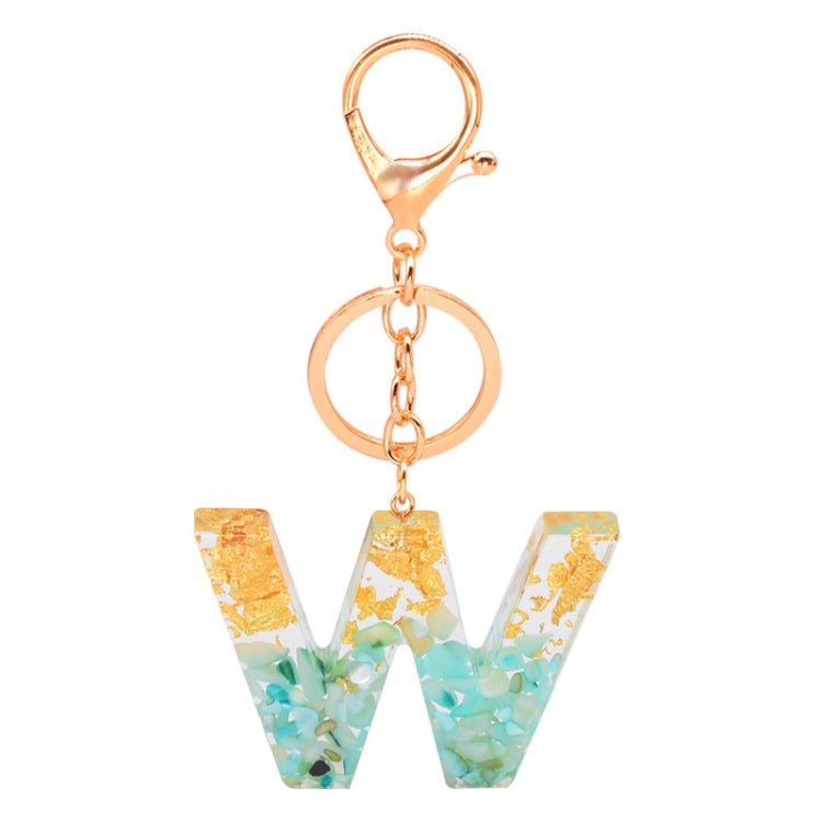 Ciondolo per borsa portachiavi con lettera inglese epossidica in lamina d'oro da 2 pezzi, A, B, C, D, E, F, G, H, I, J, K, L, M, N, O, P, Q, R, S, T, U, V, W, X, Y, Z