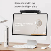 Schermo del computer JXS-GP1 Ventola silenziosa Turbo senza lama con funzione di protezione degli occhi, GP1 (White), GP1 (Black)