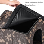Tenda per animali domestici con nido per animali domestici impermeabile in tessuto Oxford, dimensioni:, S, M