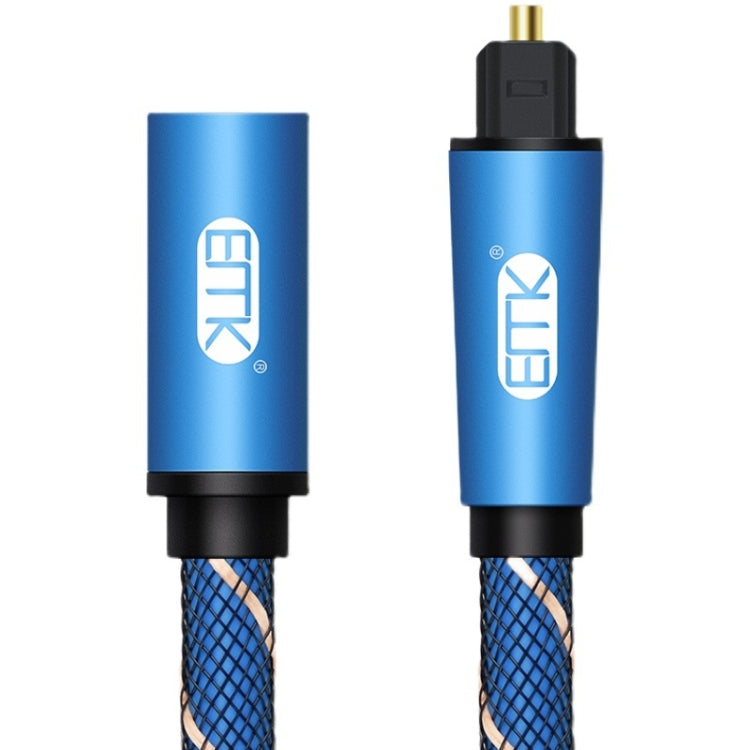 Cavo di prolunga audio ottico digitale accoppiato SPDIF maschio-femmina EMK, lunghezza cavo:, 1m (Blue), 1.5m (Blue), 2m (Blue), 3m (Blue)