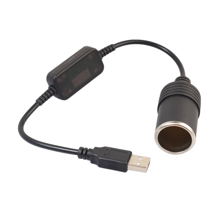 2 PCS USB per presa accendisigari per auto da 5 V a 12 V Cavo adattatore di alimentazione Boost, 35cm, 60cm, 120cm