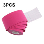 3 PCS Nastro muscolare Fisioterapia Nastro sportivo Fasciatura per ginocchio da pallacanestro, dimensioni:, 2.5cm x 5m, 3.8cm x 5m