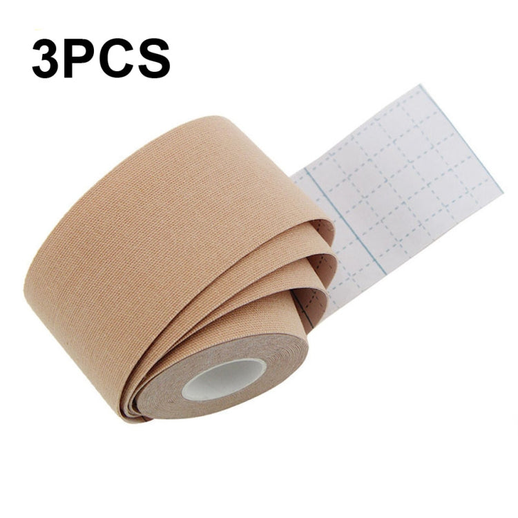 3 PCS Nastro muscolare Fisioterapia Nastro sportivo Fasciatura per ginocchio da pallacanestro, dimensioni:, 5cm x 5m