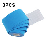 3 PCS Nastro muscolare Fisioterapia Nastro sportivo Fasciatura per ginocchio da pallacanestro, dimensioni:, 5cm x 5m