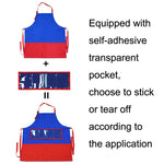 Grembiule didattico per libri illustrati in feltro, DIY Story Teaching Apron