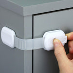 3 PCS Slide Adjust Blocco di sicurezza per bambini Blocco cassetto frigorifero, Drawer Lock