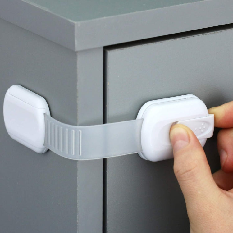 3 PCS Slide Adjust Blocco di sicurezza per bambini Blocco cassetto frigorifero, Drawer Lock