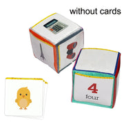 2 PCS / Set Insert Card Dice Giocattoli per l'apprendimento con tasca trasparente, 2 PCS / Set