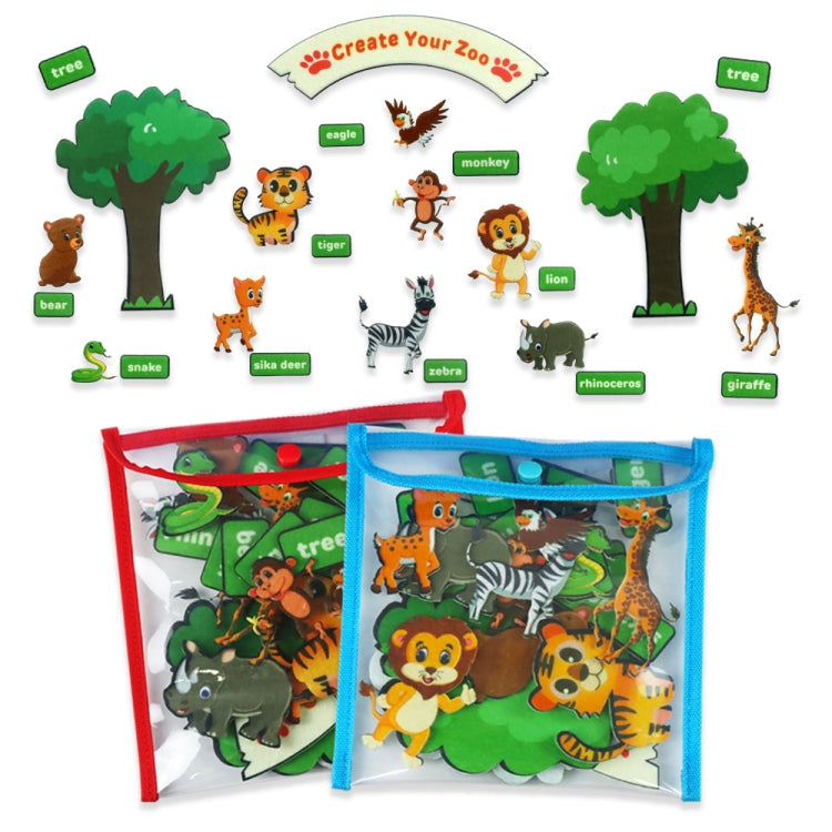 Foglio di feltro animali della foresta 25 pezzi