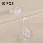 Blocco di sicurezza del frigorifero per porta dell'armadio antiapertura del cassetto dei bambini, 10 PCS/Pack, Pair Lock 10 PCS/Pack, 5 PCS/Pack, Pair Lock 5 PCS/Pack, 5 PCS Transparent +5 Pair Lock