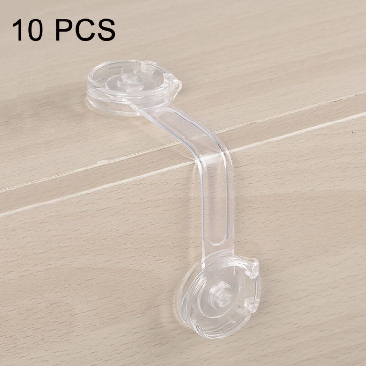 Blocco di sicurezza del frigorifero per porta dell'armadio antiapertura del cassetto dei bambini, 10 PCS/Pack, Pair Lock 10 PCS/Pack, 5 PCS/Pack, Pair Lock 5 PCS/Pack, 5 PCS Transparent +5 Pair Lock