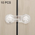 Blocco di sicurezza del frigorifero per porta dell'armadio antiapertura del cassetto dei bambini, 10 PCS/Pack, Pair Lock 10 PCS/Pack, 5 PCS/Pack, Pair Lock 5 PCS/Pack, 5 PCS Transparent +5 Pair Lock