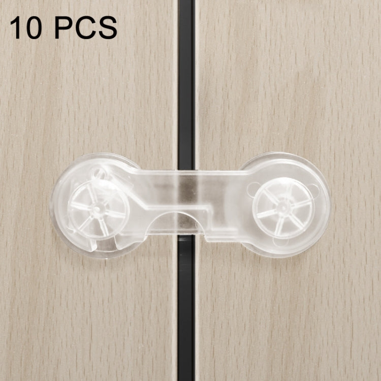 Blocco di sicurezza del frigorifero per porta dell'armadio antiapertura del cassetto dei bambini, 10 PCS/Pack, Pair Lock 10 PCS/Pack, 5 PCS/Pack, Pair Lock 5 PCS/Pack, 5 PCS Transparent +5 Pair Lock